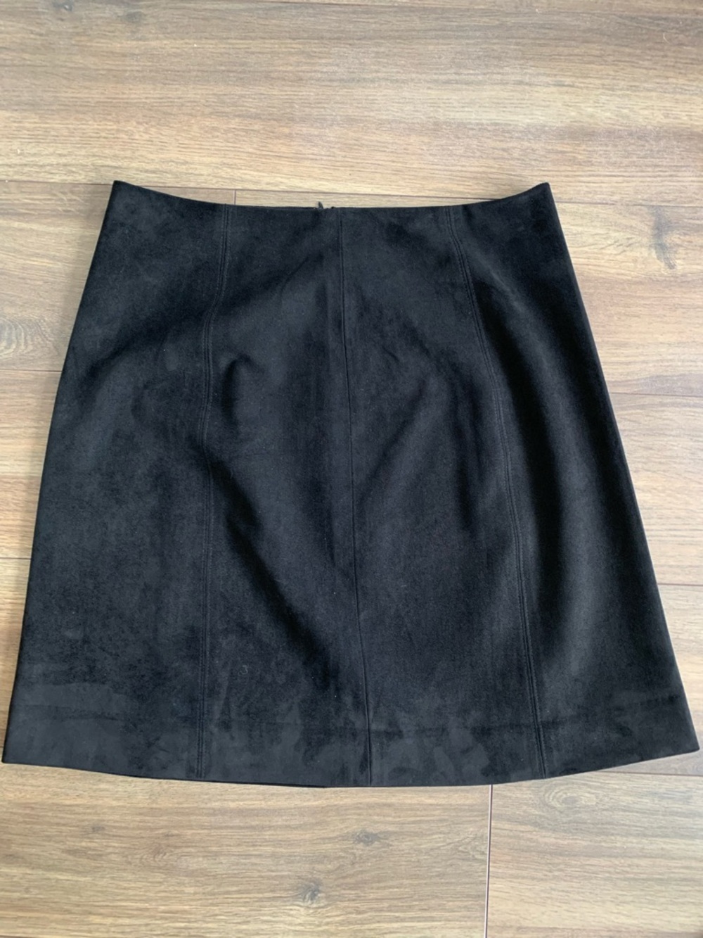 Babaton Black Hopper Vegan Suede Mini Skirt size 10
